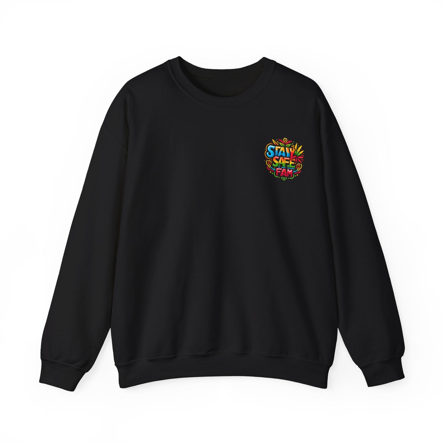 Stay Safe Fam Unisex Heavy Blend™ Crewneck Sweatshirt