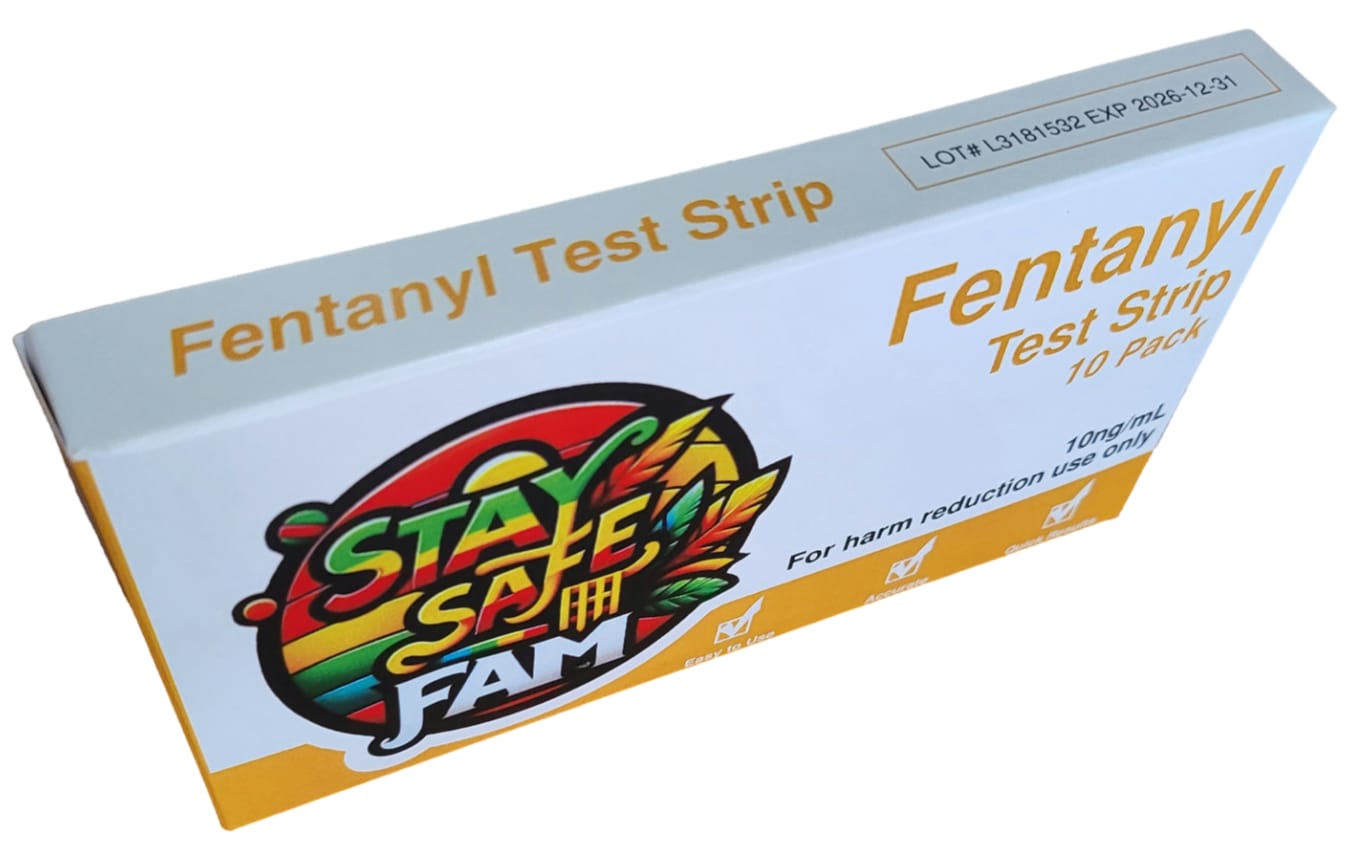 10 Pack Fent Test Strip 10ng/mL | Easy-to-use FTS for Harm Reduction | Party Smart! | Test Strips for Substance Detection